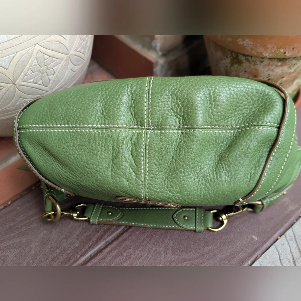 Vintage Cole Haan Village Green Purse Shoulder Bag Hobo 90's Y2K - Picture 8 of 15